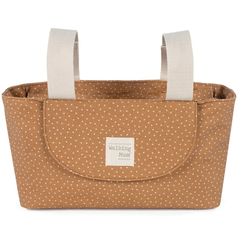 Walking Mum - Sac à poussette à pois poppy cannelle