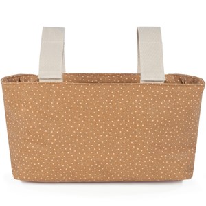Sac à poussette à pois poppy cannelle