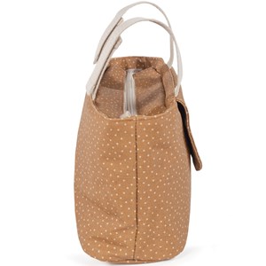 Sac à poussette à pois poppy cannelle