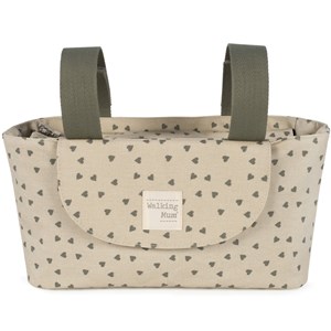 Sac à poussette coeurs poppy mousse