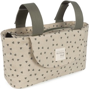 Sac à poussette coeurs poppy mousse