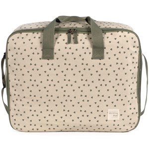 Valise de maternité coeurs poppy mousse