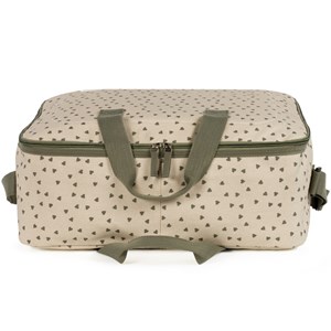 Valise de maternité coeurs poppy mousse