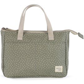 Trousse de toilette à pois poppy mousse