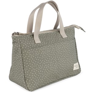 Trousse de toilette à pois poppy mousse
