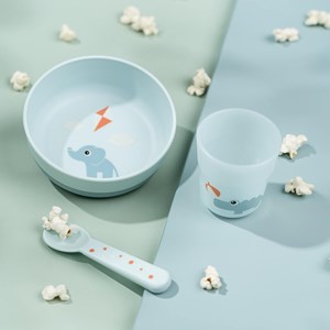 Coffret premier repas foodie playground bleu