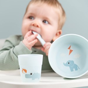 Coffret premier repas foodie playground bleu