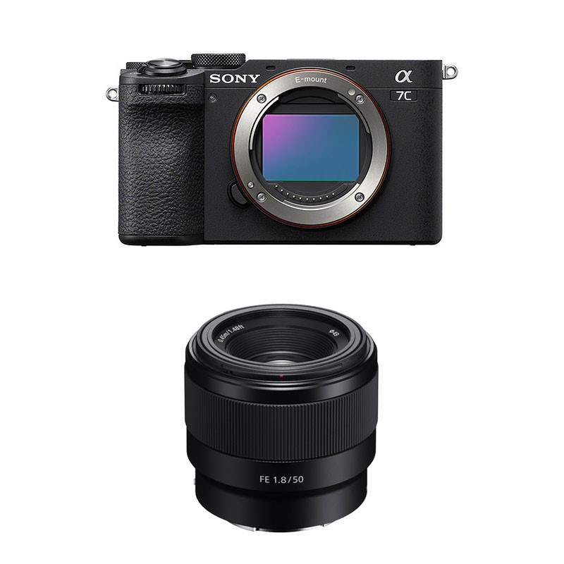 Sony alpha 7c ii noir + objectif fe 50m