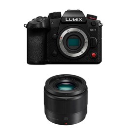 Panasonic lumix gh7 noir + objectif g 25mm f1.7