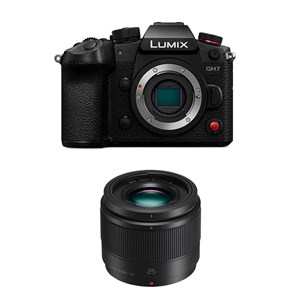 Panasonic lumix gh7 noir + objectif g 25mm f1.7