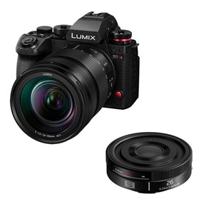 Panasonic lumix s1 iie + objectif s 24-105mm f4 macro ois + s 26mm f8 pancake