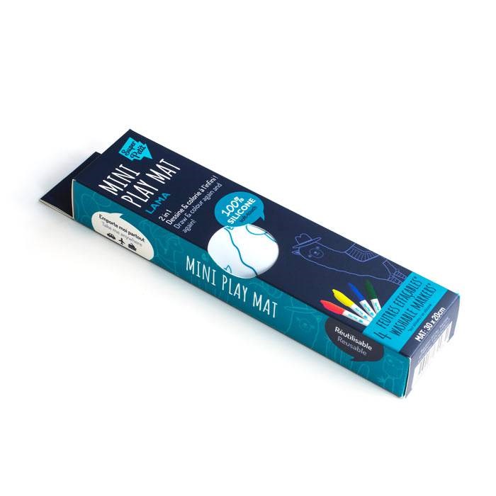 SUPER PETIT - Mini sousmains à colorier lama