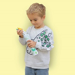 Mini sousmains à colorier  dino