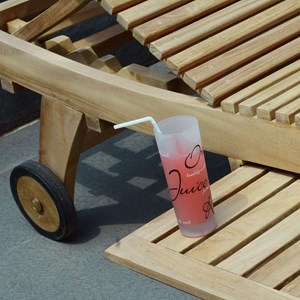 Bain de soleil en teck massif beverly