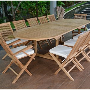 Salon de jardin en teck miami 12 places