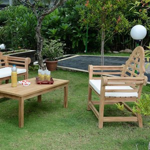 Coussin crème pour fauteuil marlborough