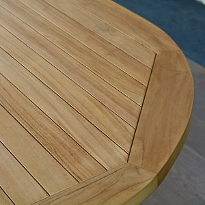 Table extensible teck florence 294x110cm