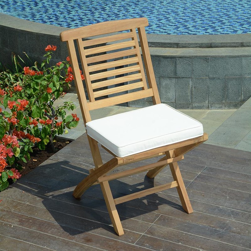 TECK'Attitude - Coussin crème pour chaises et fauteuils