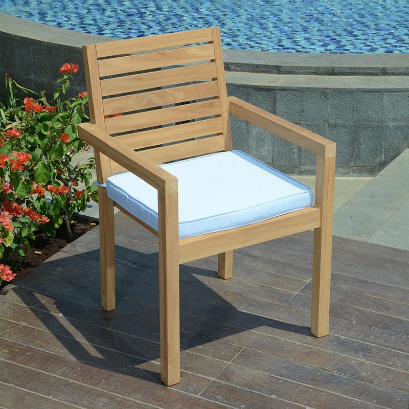 TECK'Attitude - Coussin crème pour fauteuil fixe