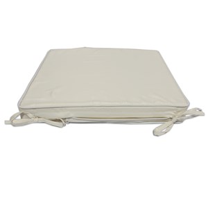 Coussin crème pour fauteuil fixe