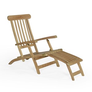 Chaise longue en teck massif bahia