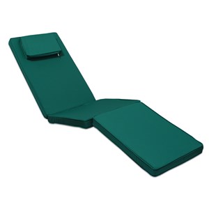 Matelas vert pour chaise longue