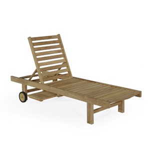 Bain de soleil en teck massif palawan