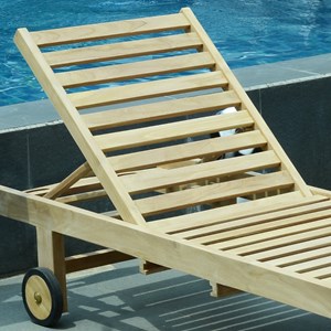 Bain de soleil en teck massif palawan