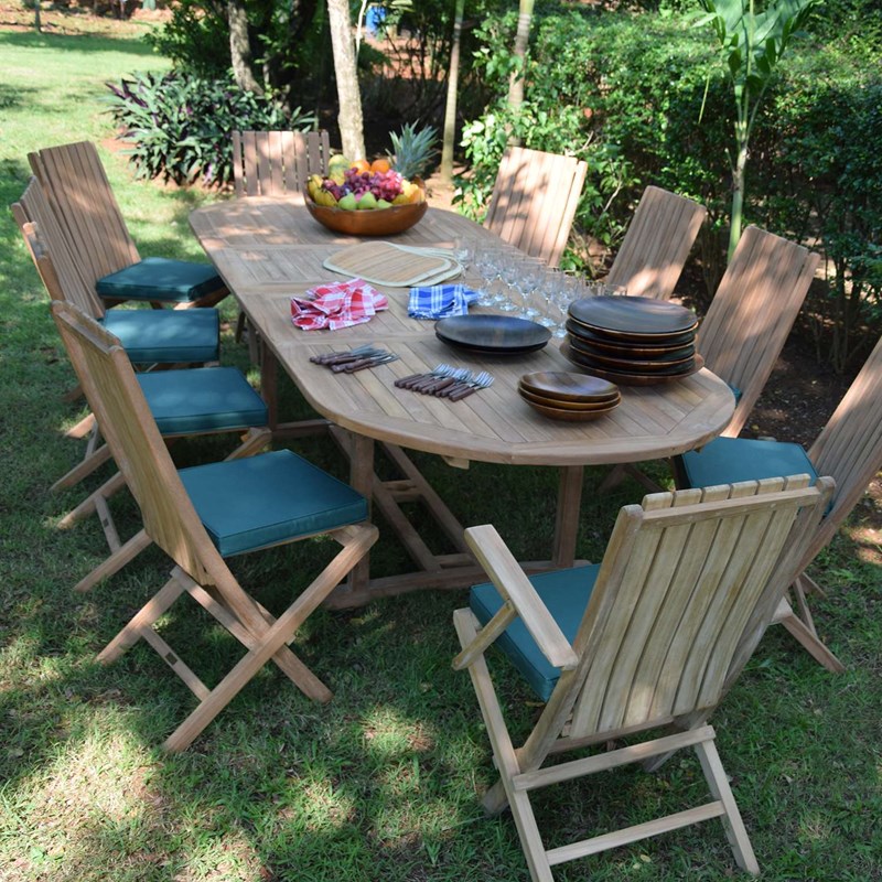 TECK'Attitude - Conjunto de muebles de jardín de teca sa