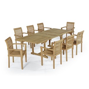 Salon de jardin teck kingston 8 places