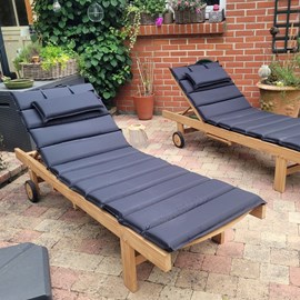 Matelas noir pour bain de soleil