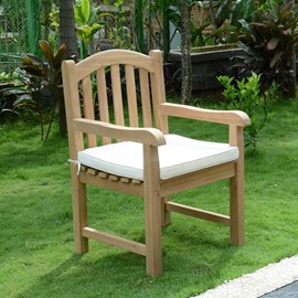 Coussin ecru pour fauteuils