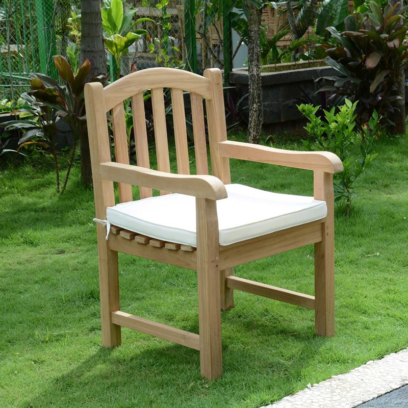 Coussin ecru pour fauteuils