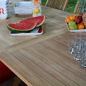 Salon de jardin en teck bueno-aires 10 p