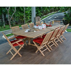 Salon de jardin en teck bueno-aires 10 p