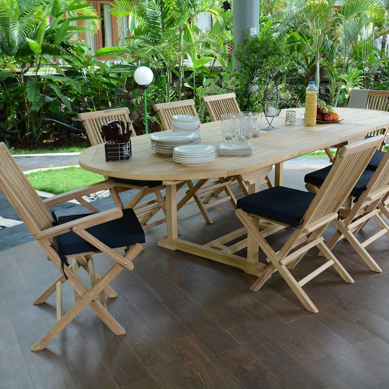 TECK'Attitude - Muebles de jardín de teca biarritz