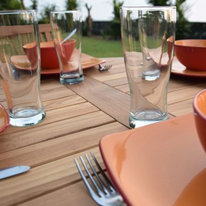 Salon de jardin en teck naples 4 places