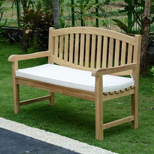 Coussin crème pour banc 130 cm