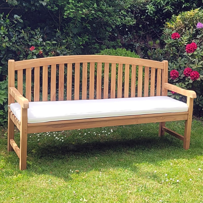 Coussin crème pour banc 180 cm