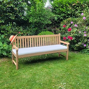 Coussin crème pour banc 180 cm