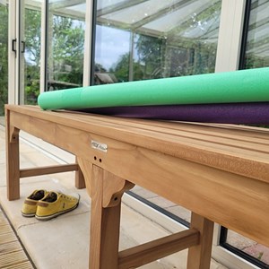 Banc en teck massif melbourne 180 cm