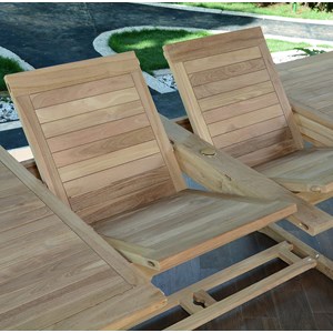 Table extensible teck sydney 294x110 cm