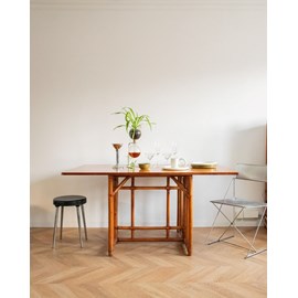 Table à manger modulable en bois n°436