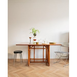 Table à manger modulable en bois n°436