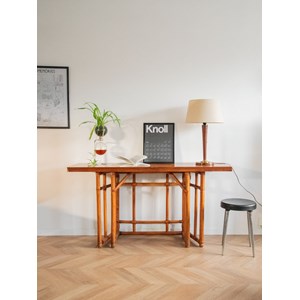 Table à manger modulable en bois n°436