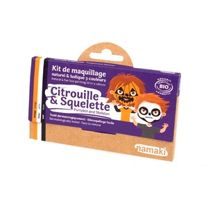 Kit de maquillage 3 couleurs citrouille