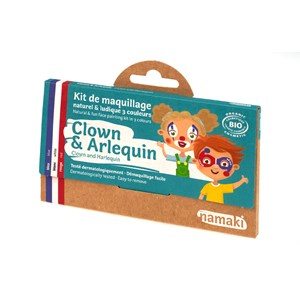 Kit de maquillage 3 couleurs clown