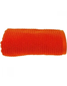 Drap de bain jaquard uni orange 100x150