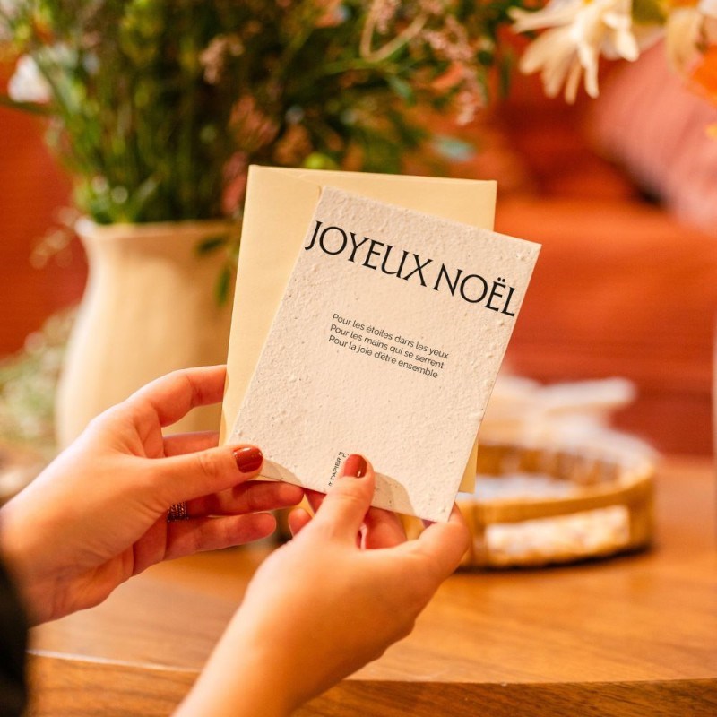 Carte à planter 2026 « joyeux noël »