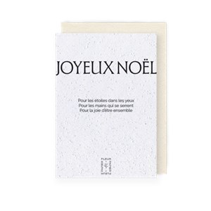 Carte à planter 2026 « joyeux noël »